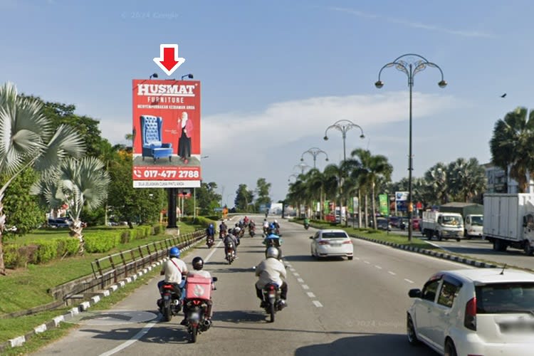 1 Sided Vertical Minipole Billboard at Jalan Badlishah, Sungai Petani, Kedah (infront Amanjaya Sports Arena)