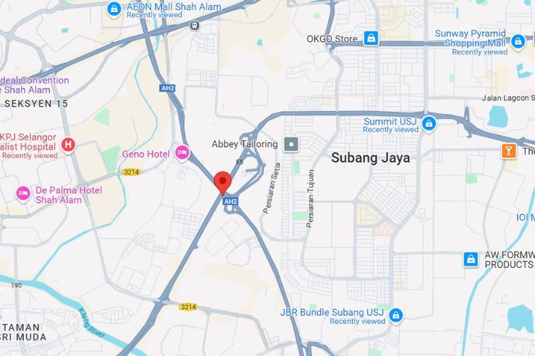 KESAS Highway KM 34.8, Shah Alam, Selangor (before Proton HQ)