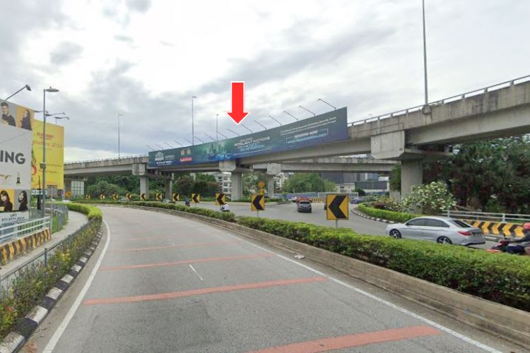 Overhead Bridge Billboard at Bulatan Jalan Pahang, Kuala Lumpur