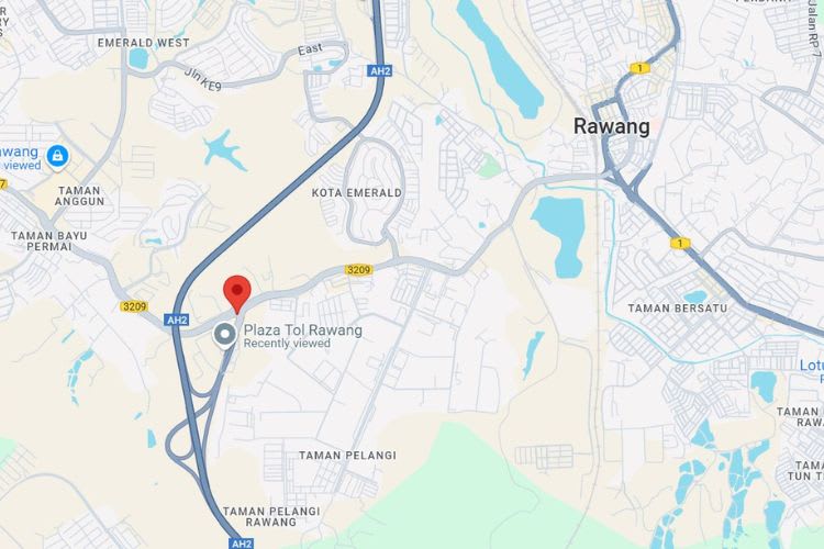 Plaza Tol Rawang Exit, Rawang, Selangor (after exit NSE [A])