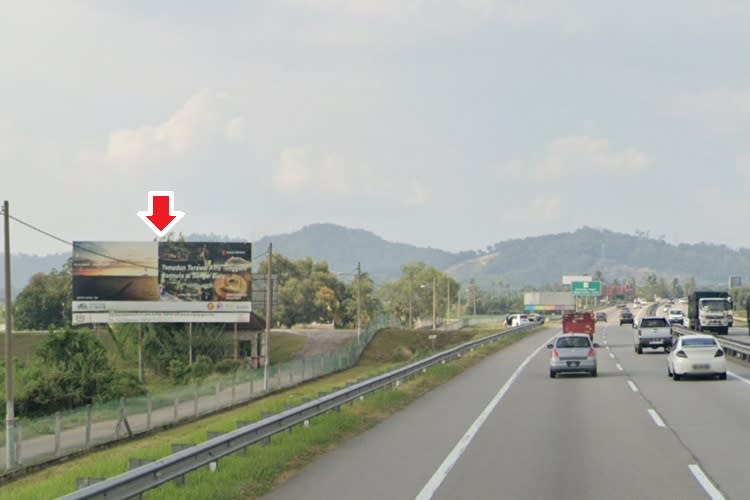 1 Panel Free Standing Billboard at NSE Highway KM 115.3, Kepala Batas, Penang