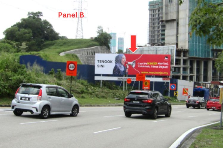 Free Standing Billboard at Jalan Gembira, Kuala Lumpur (near Taman OUG)