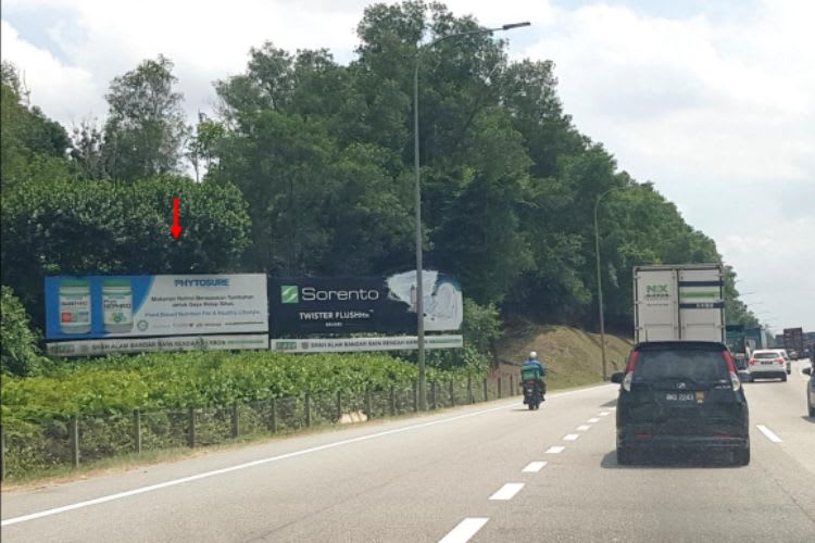 1 Panel Free Standing Billboard at NKVE Highway Bukit Raja / Setia Alam, Shah Alam, Selangor (from Klang)