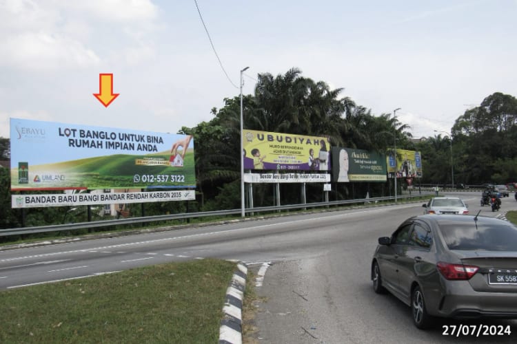 1 Panel Free Standing Billboard at Persiaran Bangi - Persiaran Pekeliling, Bangi, Selangor (at roundabout Persiaran Bangi)