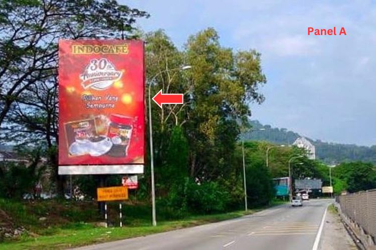 2 Sided Vertical Minipole Billboard at Jalan Kuching, Batu Caves, Selangor (beside Prima Selayang City)