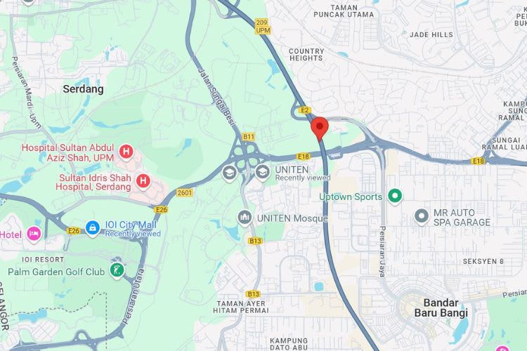 NSE Highway KM302.5, Kajang, Selangor