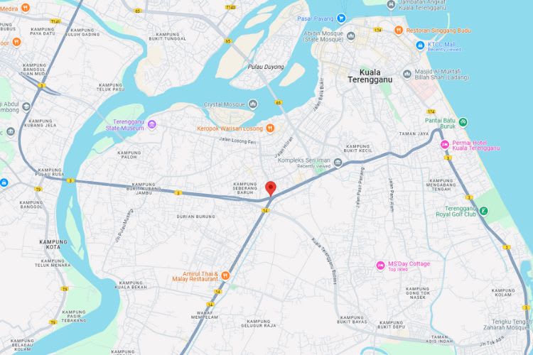 Jalan Tok Ku - Jalan Kota Bharu, Kuala Terengganu, Terengganu