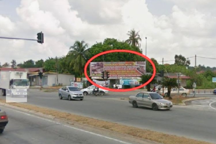 1 Panel Free Standing Billboard at Jalan Kota Bharu - Losong, Kuala Terengganu, Terengganu