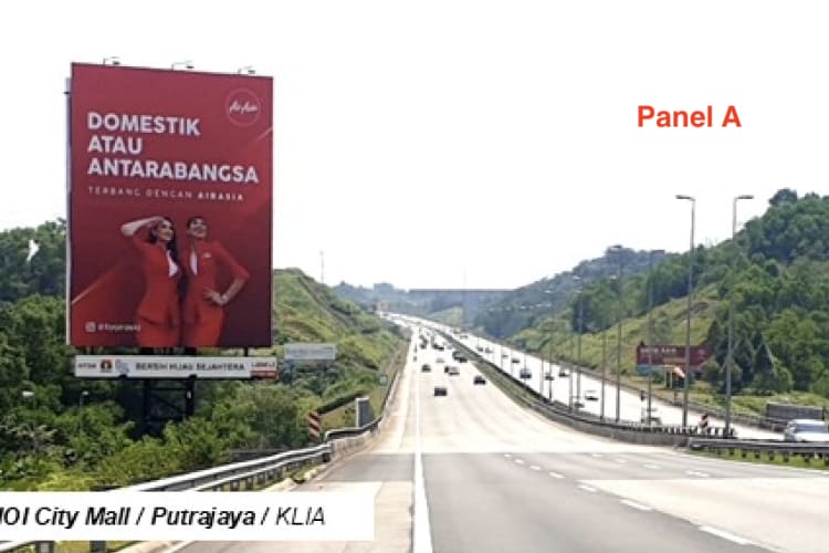 2 Sided Unipole Billboard at MEX KM21.1, Seri Kembangan, Putrajaya