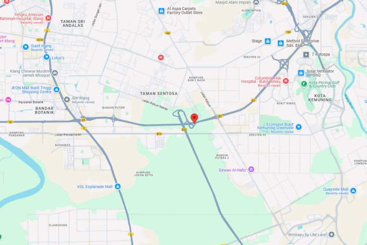 KESAS Highway KM23.6, Klang, Selangor