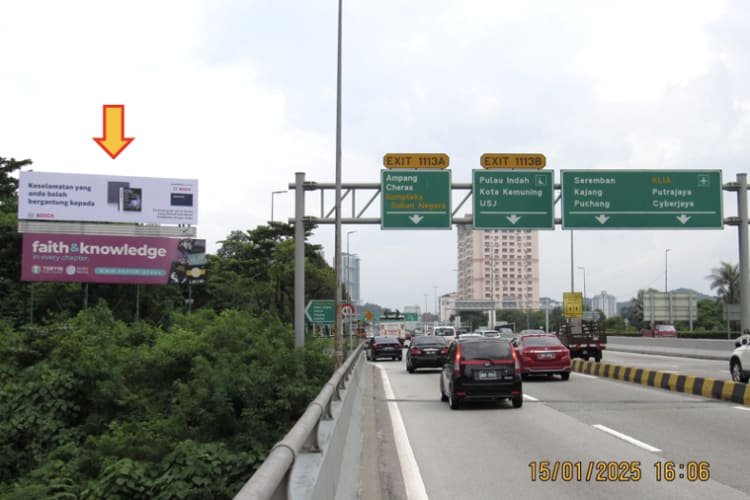 1 Panel Free Standing Billboard at LDP Highway KM19.45, Sunway LDP, Puchong, Selangor (after Sunway Toll to Puchong)