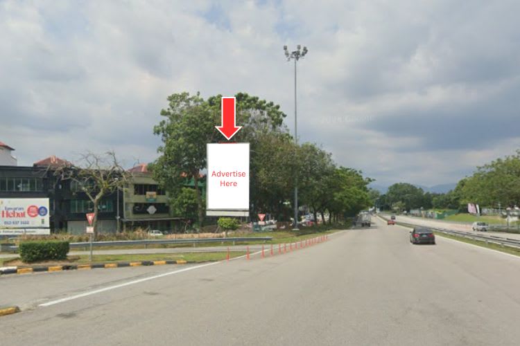 1 Sided Vertical Minipole Billboard at Toll Plaza Bukit Mahkota Kajang, Bandar Baru Bangi, Selangor