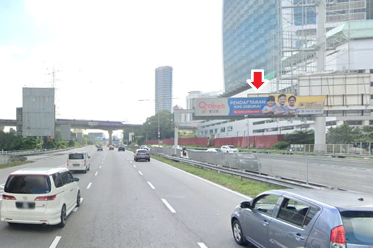 1 Panel Mini Gantry Billboard at Federal Highway KM32.5, Petaling Jaya, Selangor (infront Decathlon PJ)