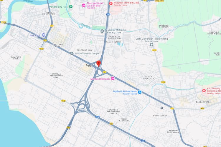 NSE Highway KM137.8, Perai, Penang (to Perai)