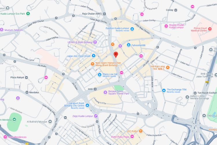 Jalan Bukit Bintang, Kuala Lumpur (near Lot 10 & Bukit Bintang Monorel Station)