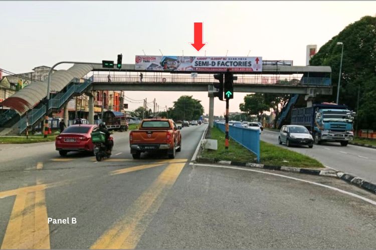 Overhead Bridge Billboard at Jalan Klang Banting, Telok Panglima Garang, Selangor (near SMK Telok Panglima Garang)