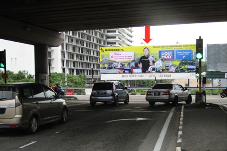 1 Panel Free Standing Billboard at Jalan Bunga Raya, Kuala Lumpur
