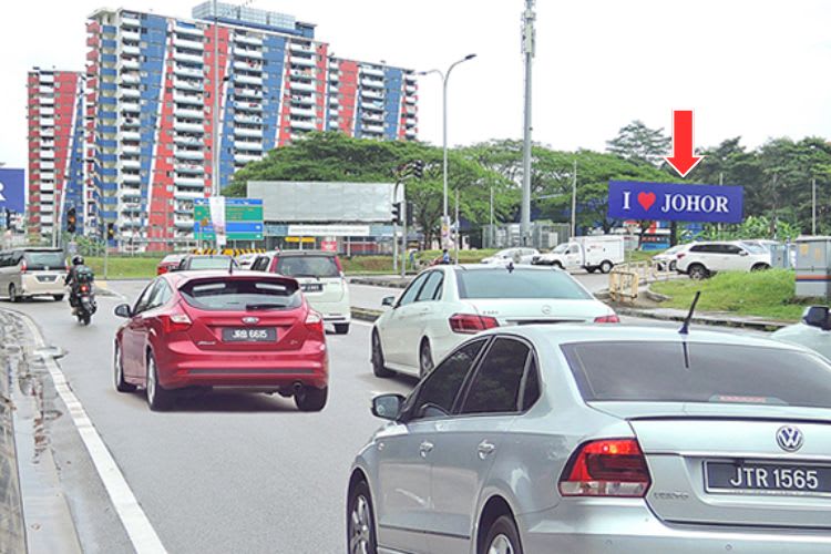 1 Panel Free Standing Billboard at Jalan Langkasuka - Larkin, Johor Bahru, Johor