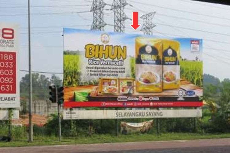 1 Panel Free Standing Billboard at Jalan Batu Arang, Rawang, Selangor (after Plaza Tol Rawang)