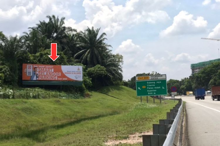 1 Panel Free Standing Billboard at ELITE KM4.4, Shah Alam, Selangor (NB)