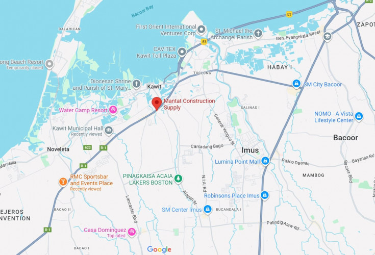 Map - Horizontal Rooftop Billboard at Centennial Road, Kawit, Cavite (in front of Kartini Hotel)