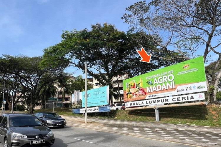 1 Panel Free Standing Billboard at Jalan 6/27A, Wangsa Maju, Kuala Lumpur