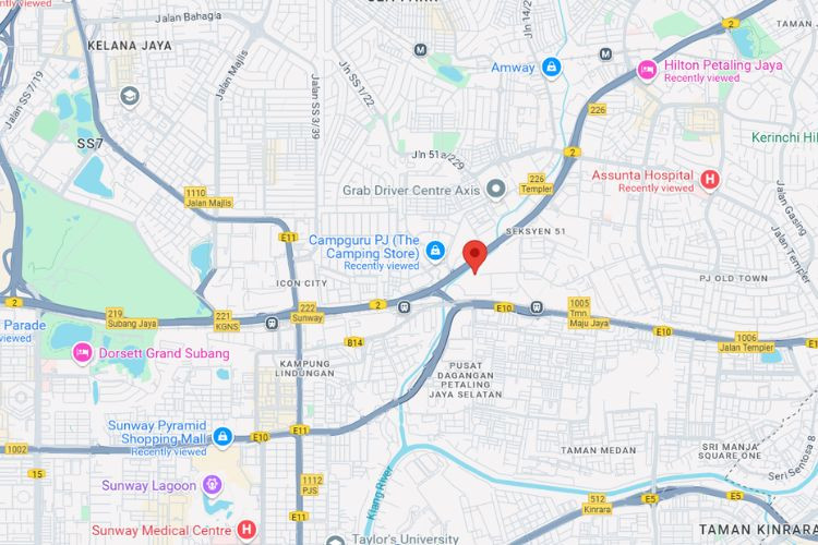 Federal Highway KM29.9, Petaling Jaya, Selangor (near Sunway exit)