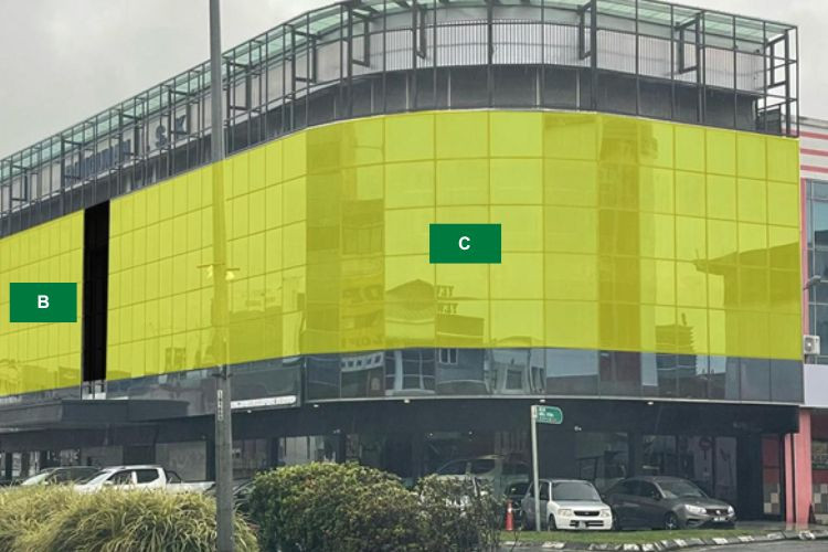 Jalan Abell, Kuching, Sarawak (attached to Wisma W.S.K. building)