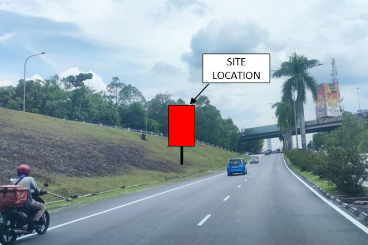 1 Sided Vertical Minipole Billboard at Lebuhraya Bukit Jalil, Bukit Jalil, Kuala Lumpur (Near Technology Park Malaysia)