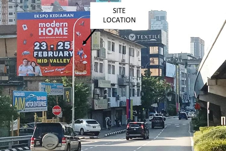 1 Panel Wall-Banner Billboard at Jalan Loke Yew, Kuala Lumpur