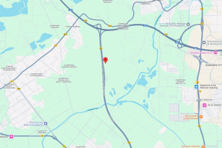 KLIA Expressway KM A1.2, Dengkil, Selangor (near Plaza Tol KLIA)