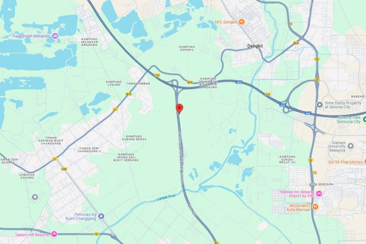 KLIA Expressway KM A0.9, Dengkil, Selangor