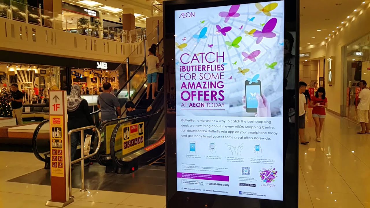 Digital SIgnage AEON Mall Jakarta Indonesia