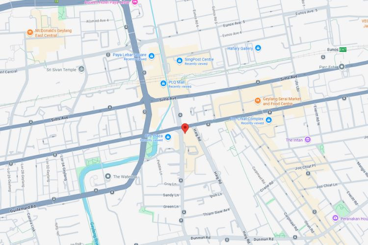 Tanjong Katong Rd, East Region (attached to Kinex Mall, above Starbucks)