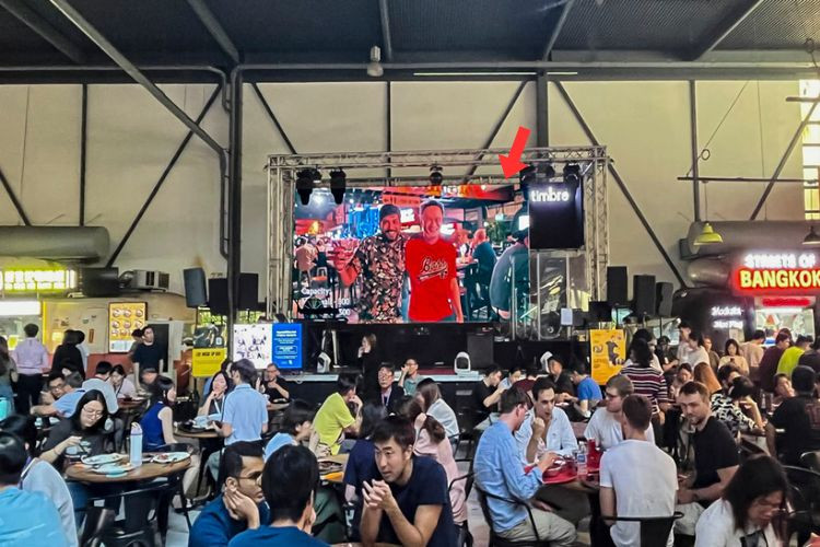 1 Panel Horizontal Digital Screen Billboard at Timbre + One North, Queenstown, Central Region (at food court)