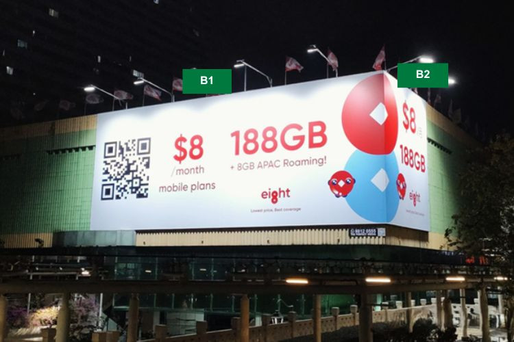 1 Panel Horizontal Frontlit Billboard at People's Park Complex, Chinatown, Central Region (near Chinatown Pedestrian Bridge)