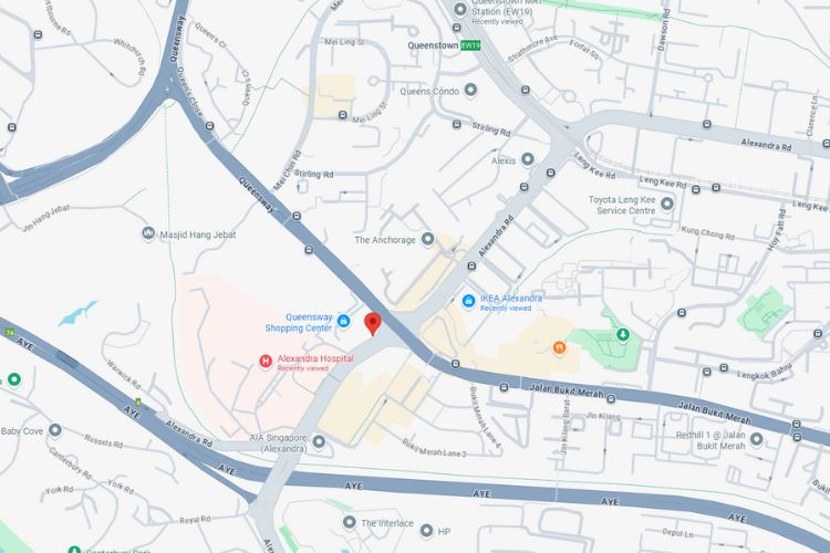 Map - Horizontal Frontlit Billboard at Alexandra Rd, Queenstown, Central Region (attached to Queensway Shopping Centre)