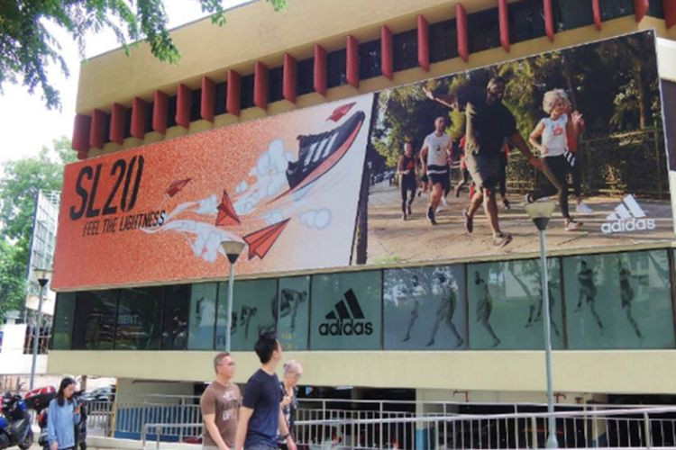 1 Panel Horizontal Frontlit Billboard at Queensway, Queenstown, Central Region (attached to Queensway Shopping Centre)