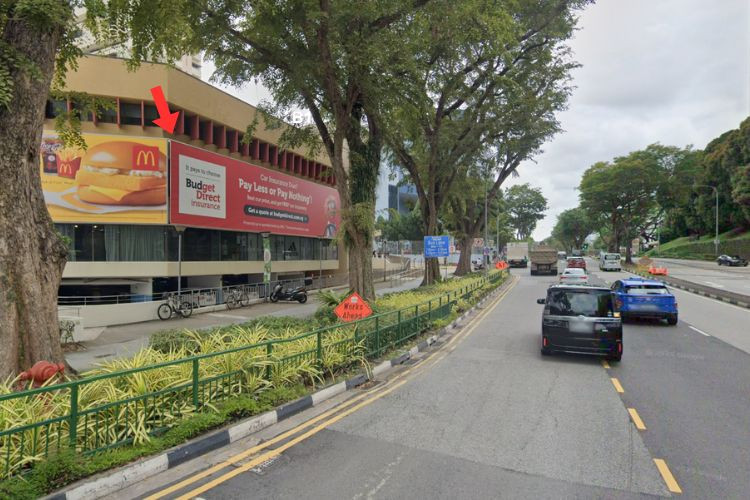 Horizontal Frontlit Billboard at Queensway, Queenstown, Central Region (attached to Queensway Shopping Centre)
