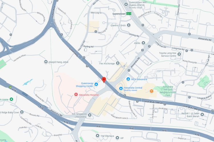 Map - Horizontal Frontlit Billboard at Queensway, Queenstown, Central Region (attached to Queensway Shopping Centre)