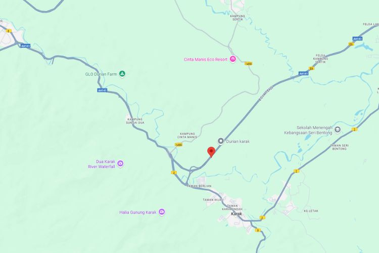 ECE Expressway KM79, Karak, Pahang (after Karak Tol Plaza)