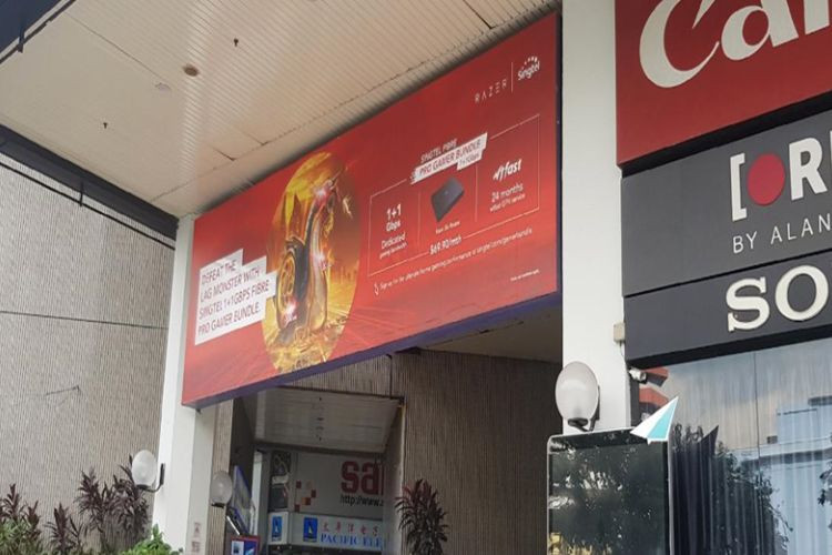 1 Panel Horizontal Frontlit Billboard at Albert St, Rochor, Central Region