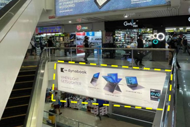 1 Panel Indoor Backlit Billboard at Sim Lim Square, Rochor, Central Region (Internal Lightboxes L3 C+D)