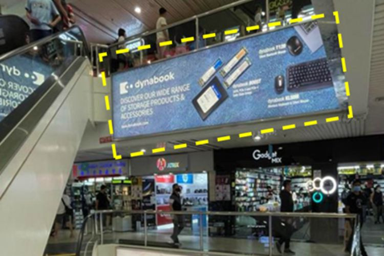 1 Panel Indoor Backlit Billboard at Sim Lim Square, Rochor, Central Region (Internal Lightboxes L4 E+F)