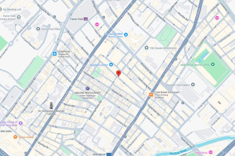 Map - Vertical Graphic Sticker Billboard at Mustafa Centre, Syed Alwi Rd, Kallang, Little India, Central Region (Entry 4)