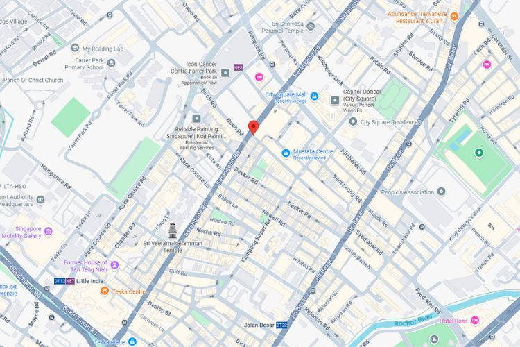 Map - Vertical Graphic Display Billboard at Syed Alwi Rd / Serangoon Rd, Kallang, Central Region (attached to Centrium Square)