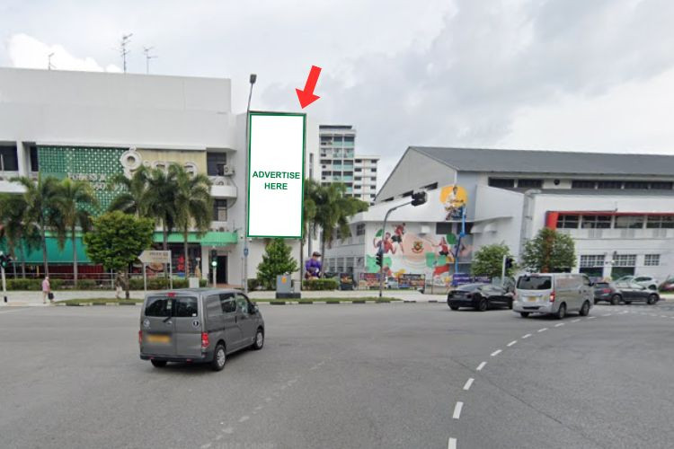 1 Panel Vertical Backlit Billboard at Guillemard Rd, Geylang, Central Region