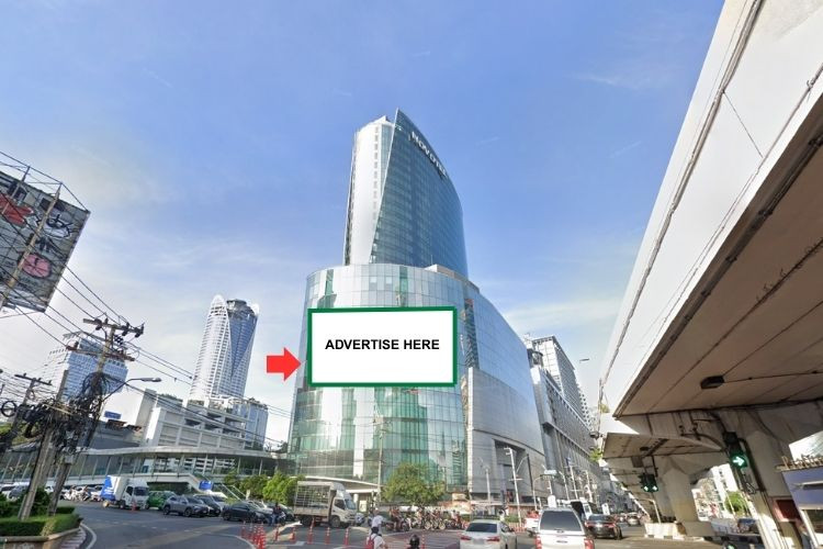 1 Panel Building Wrap Billboard at Novotel Platinum Position 2, Bangkok, Ratchathewi, Bangkok