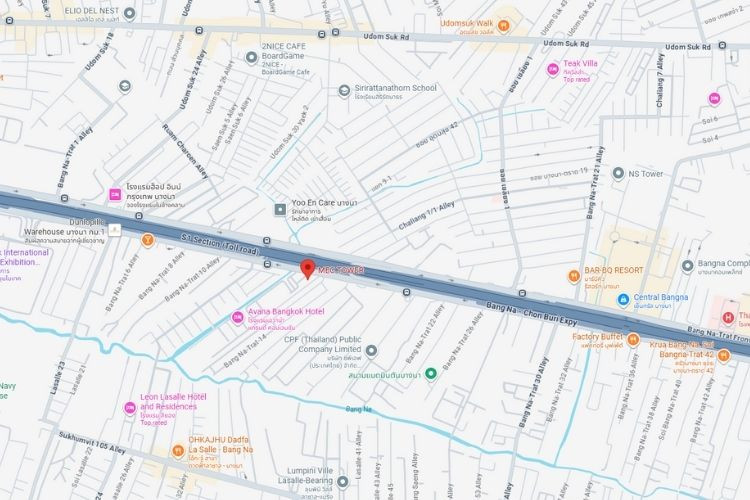 1 Panel Vertical Building Wrap Billboard at MEC Tower(Outbound), Bangkok, Bang Na, Bangkok