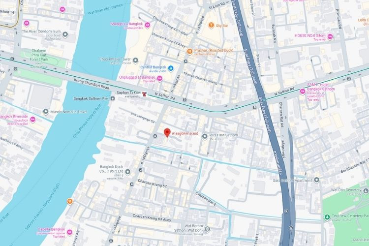 1 Panel Vertical Building Wrap Billboard at Sathorn Unique Tower ( Position 2 ), Bangkok, Sathon, Bangkok